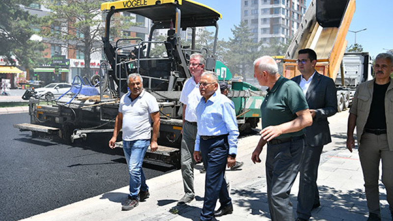 Seher Bulvarı’ndaki 27 Milyon liralık Yatırımı Yerinde İnceledi