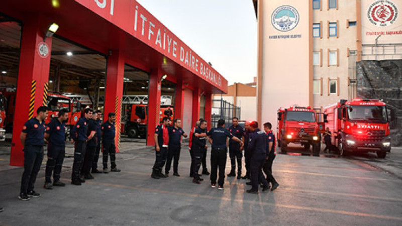 Kayseri’den Manisa’ya Yangınla Mücadele Desteği