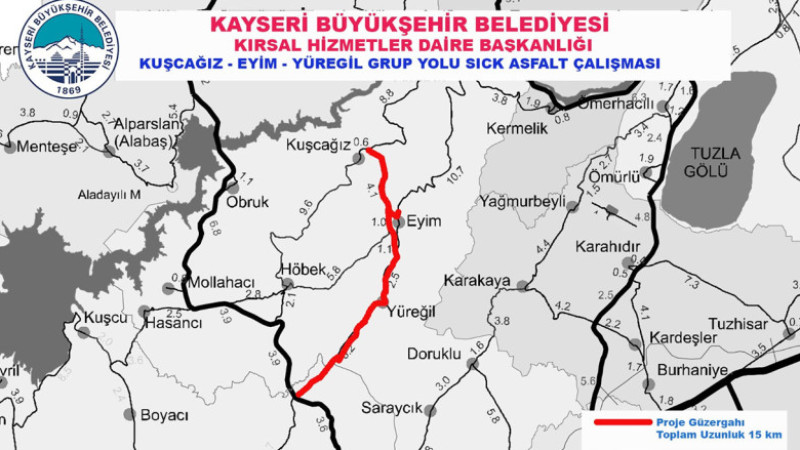  “3 Mahalleyi Bağlayan Grup Yola 107 Milyon liralık Dev Yatırım Yaptık”
