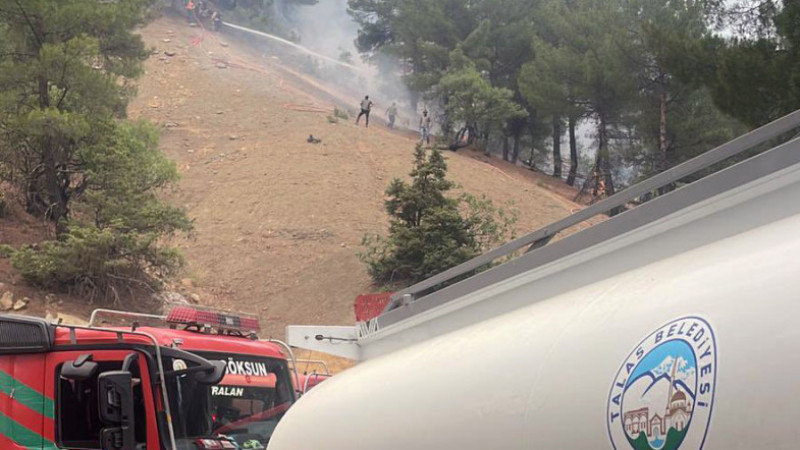 Talas Belediyesi’nden Kahramanmaraş’taki Yangına Destek