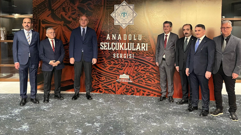 Başkan Büyükkılıç’a “Anadolu Selçukluları Sergisi” Teşekkürü