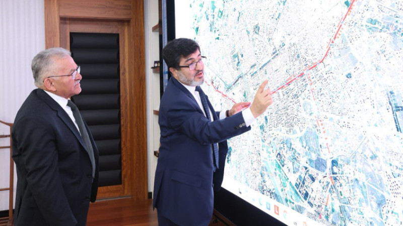 Başkan Büyükkılıç, Altyapı Yatırımları Genel Müdürü Eyigün’ü Ağırladı