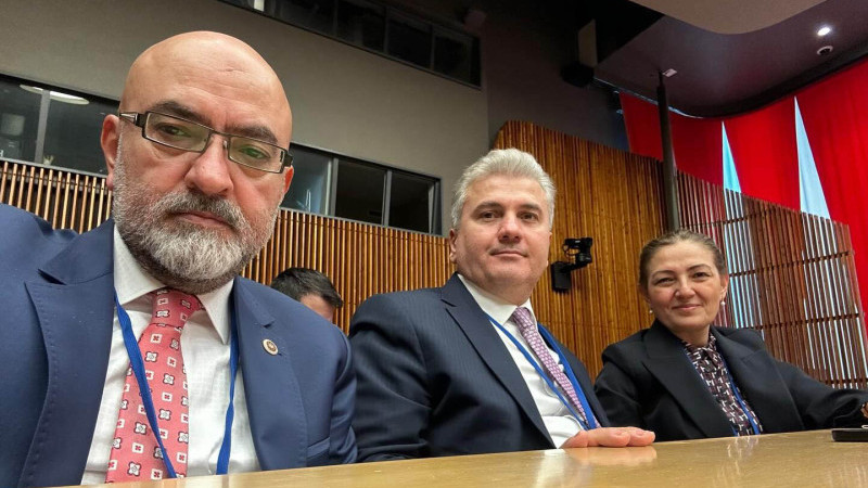 Milletvekili Cıngı, New York - Birleşmiş Milletler Genel Kurulunda