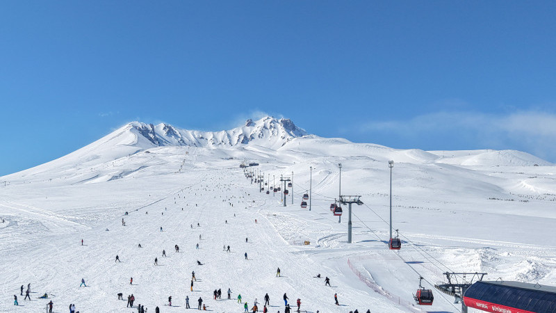 Ziyaretçi Rekoru Kıran Erciyes, Ara Tatil Ve Ramazan Bayramı’nda Kayakseverleri Bekliyor