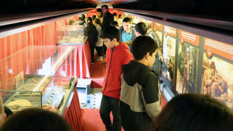 Gezici Müzeler 22 okulda 30 bin öğrenciyle buluştu