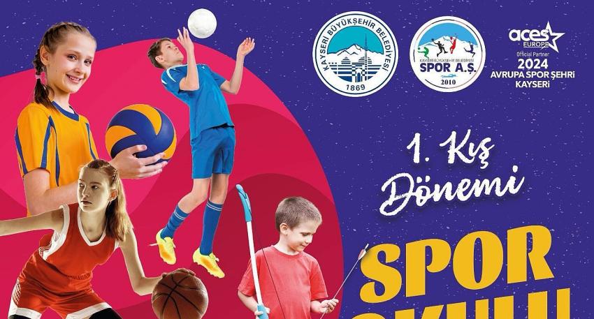 1. Kış Dönemi Spor Okulları Kayıtları Başladı