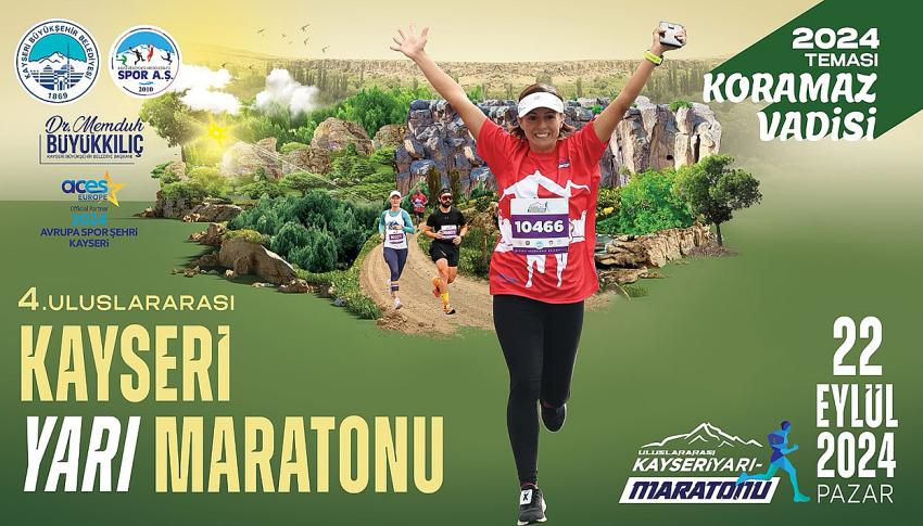 Uluslararası Kayseri Yarı Maratonu’nda Tema “Koramaz Vadisi” Oldu
