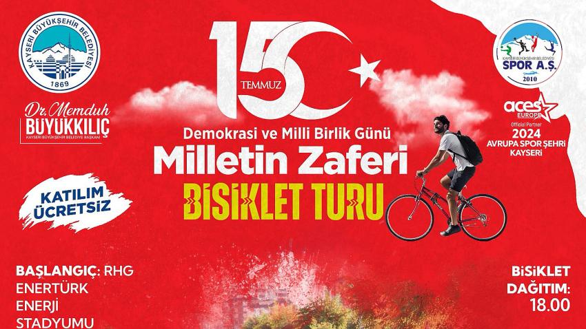 Büyükşehir’den Milletin Zaferi 15 Temmuz’da Bisiklet Turu