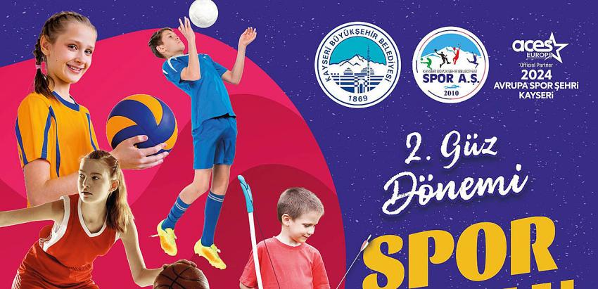 Spor A.Ş.’Nin 2’nci Güz Dönemi Spor Okulu Kayıtları Başladı