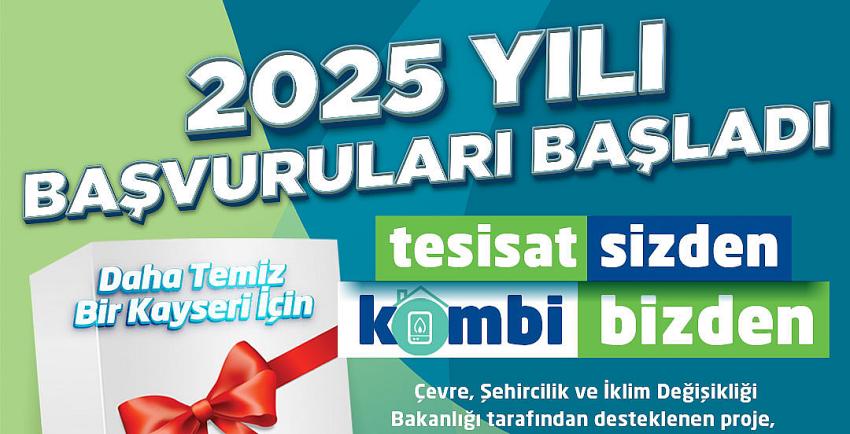 Büyükşehir’in ‘Tesisat Sizden, Kombi Bizden’ Projesi 2025 Yılı Başvuruları Başladı