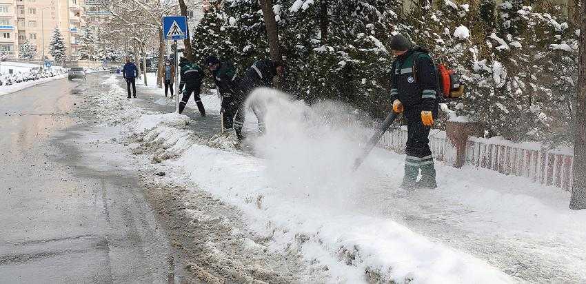 TALAS’TA HER NOKTADA KIŞ ÇALIŞMASI