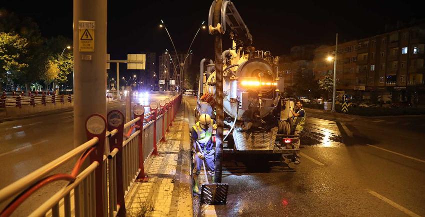 KASKİ’den Gece Çalışması