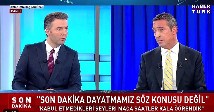 Fenerbahçe Başkanı Ali Koç’tan önemli Süper Kupa açıklamaları