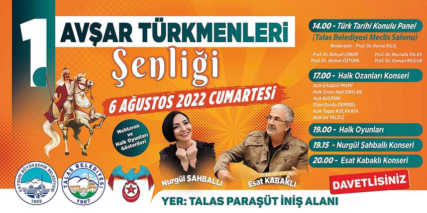 Avşar Türkmenleri Bu Şenlikte Buluşacak
