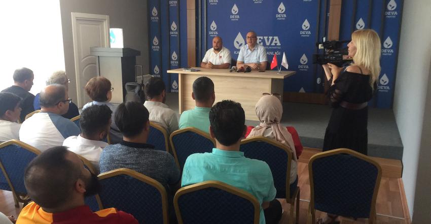 DEVA İl Başkanı: Muhatabımız polis teşkilatımız siyasete alet edenlerdir