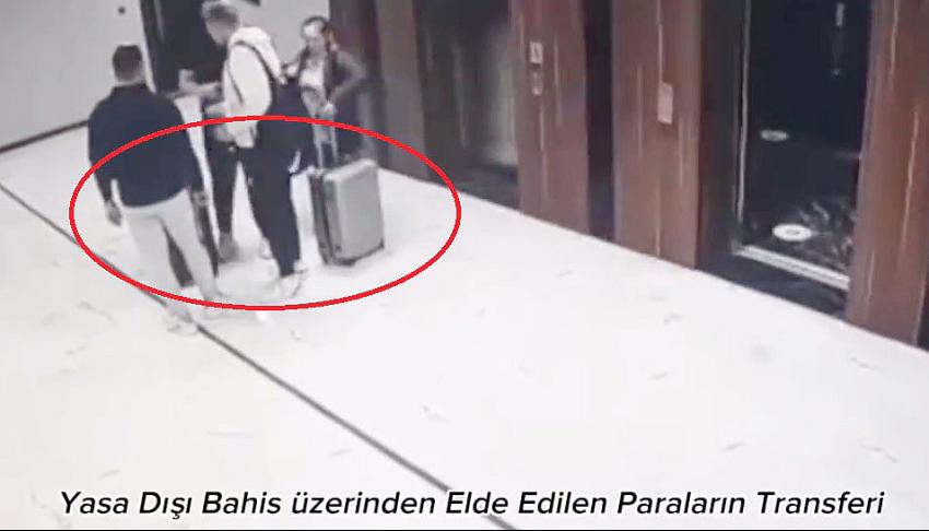 Yasa dışı bahisle elde ettikleri paraları bavullarla taşıdılar