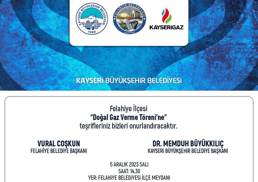 Felahiye ve Özvatan’da ilk doğal gaz ateşini yakıyoruz