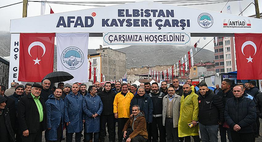 ELBİSTAN KAYSERİ ÇARŞI ESNAFINDAN TEŞEKKÜR