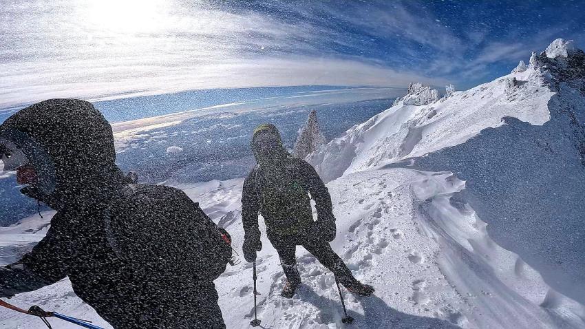 Dağcıların gözüyle Erciyes Dağının zirvesi