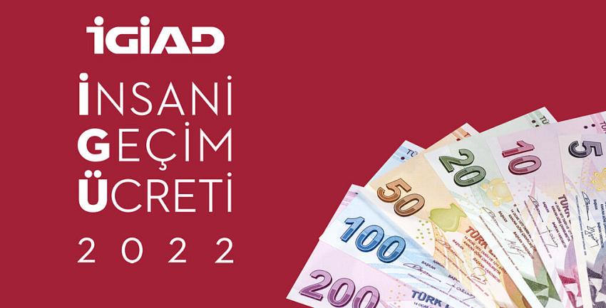 İgiad’ın 2022 Yılı İkinci Yarısı İçin İnsani Geçim Ücreti (İgü) 6900 Tl