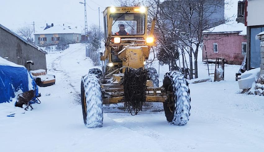 Kayseri’de kapalı 139 mahalle yolu ulaşıma açıldı