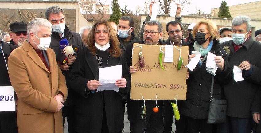 KAYSERİ’DE ELEKTRİK VE DOĞALGAZ FATUALARI YAKILDI  