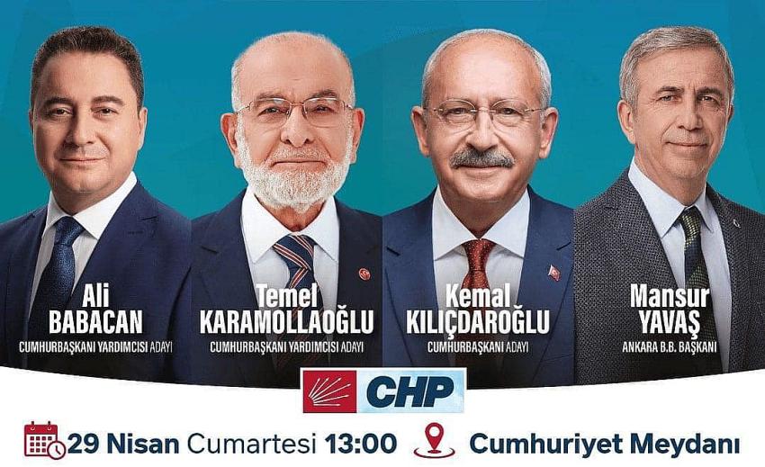 ÜÇ LİDER GELİYOR