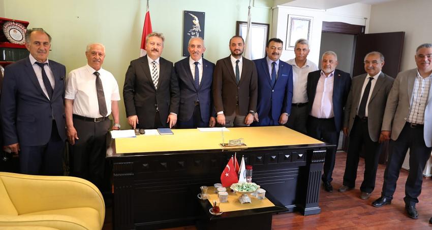 Başkan Palancıoğlu'ndan Yeni KESOB Başkanı Odakır’a Hayırlı Olsun Ziyareti