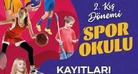 Kış Dönemi Spor Okulları Kayıtları Başladı