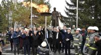 Sarız’da Doğal Gaz Ateşi yakıldı 