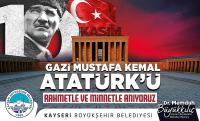Başkan Büyükkılıç, Atatürk’ü Rahmet Ve Minnetle Andı