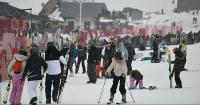 Ziyaretçi Akınına Uğrayan Erciyes Kayak Merkezi’nde Kayakseverlerle Buluştu