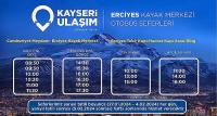 Erciyes Kayak merkezine otobüs seferleri artırıldı