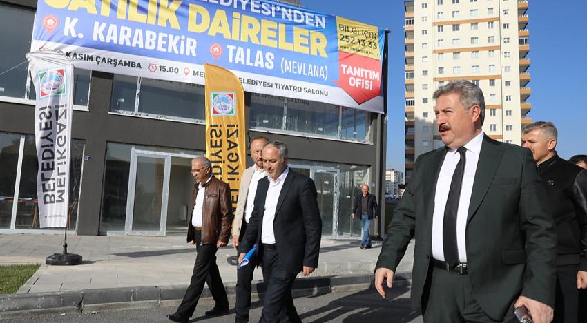 Başkan Palancıoğlu, Kazım Karabekir Kentsel Dönüşüm Dairelerini İnceledi