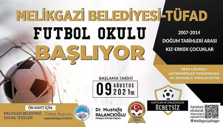 MELİKGAZİ BELDİYESİ'NDE FUTBOL HEYACANI