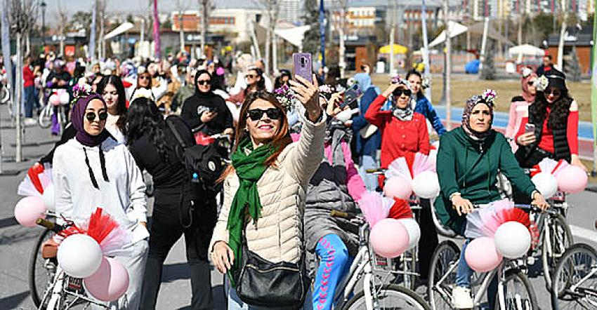  8 Mart Dünya Kadınlar Günü’ne Özel ‘Çiçek Kadınlar Bisiklet Turu’