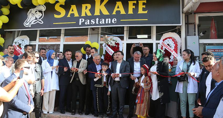 SARIOĞLAN’DA PASTANE VE KİTAP KAFE AÇILDI