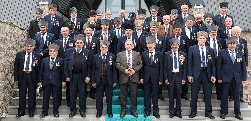 BAŞKAN YALÇIN, HER ZAMAN GAZİLERİN YANINDA