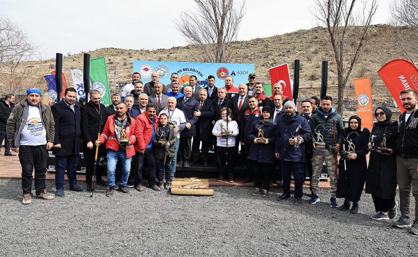 Zincidere Göletinde Bir İlk Olta Balıkçılığı Yarışması