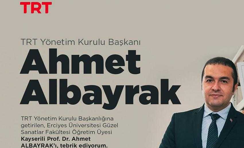 BAŞKAN: TRT ARTIK BİR KAYSERİLİYE EMANET