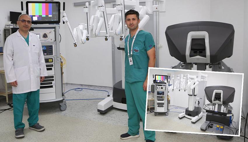 ERÜ Tıp da ameliyatlar ‘Da Vinci Robotu ile yapılacak