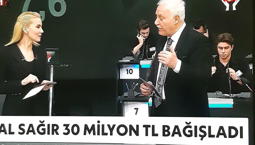 YAHYALILI İŞADAMI 30 MİLYON LİRA BAĞIŞLADI