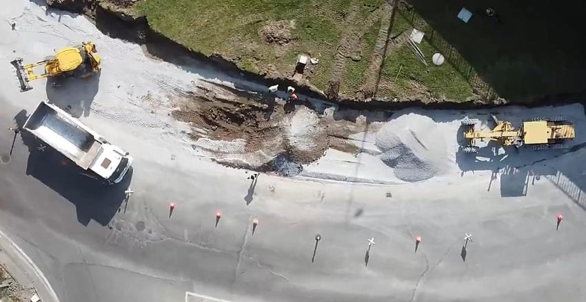 Yapboz tahtasına dönen kavşakta yeni çalışma