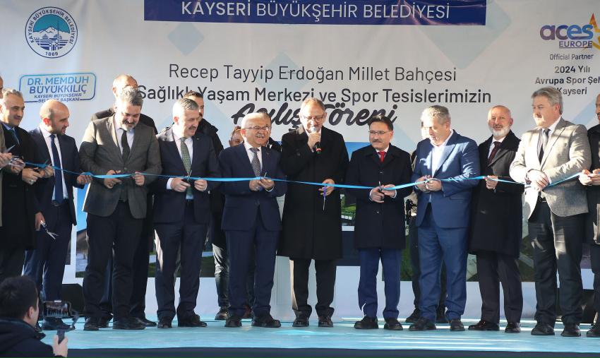 Sağlıklı Yaşam Merkezi ve Spor Tesisleri’ne Muhteşem Açılış