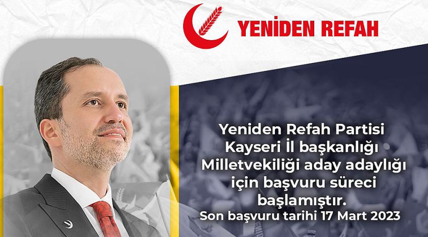 YRP BAŞVURULARI BAŞLATTI