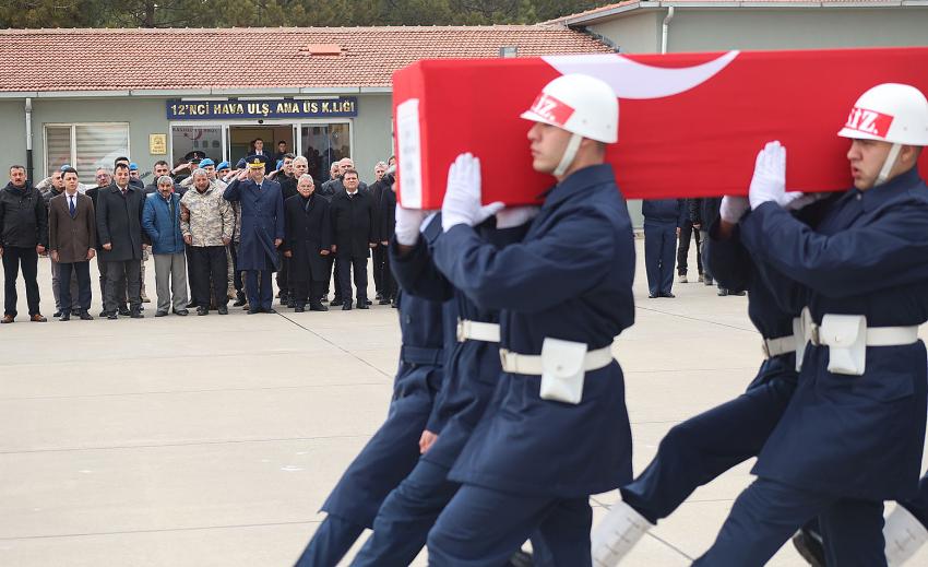  Yozgatlı şehidimiz için havalimanında tören