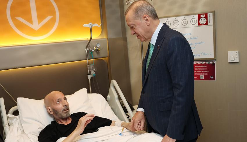 Cumhurbaşkanı hastane milletvekilini ziyaret etti
