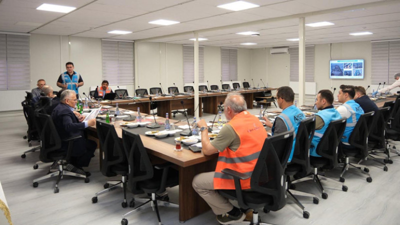 Başkan Büyükkılıç’tan Yüksek Hızlı Tren Şantiyesinde İnceleme