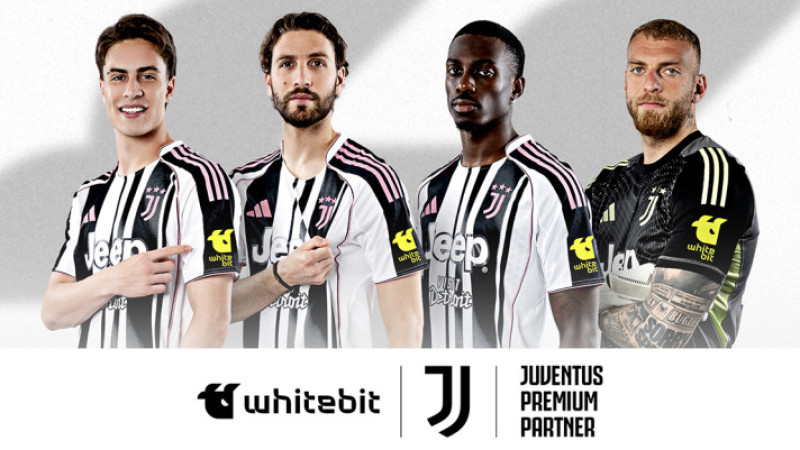 WhiteBIT, Juventus’un Resmî Kol Sponsoru ve Resmî Kripto Para Platformu Ortağı Oldu