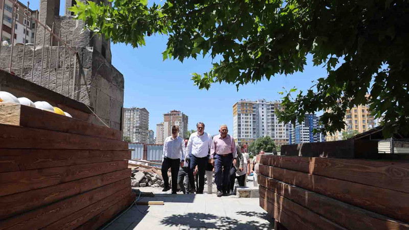 Tasmakıran Camii Restorasyon Çalışmalarına Yakın Takip